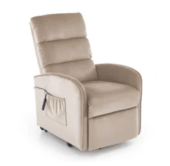 Halmar Fotele*MARONI fotel wypoczynkowy beżowy (1p=1szt)1 sztuka