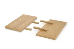 Halmar Stoły*MASSIVE 2 przedłużki 45x90 cm komplet dąb naturalny (1p=1kpl)1 sztuka