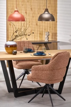 Halmar Stoły*MASSIVE 2 stół rozkładany 160-250x90x77 cm dąb naturalny/czarny (2p=1szt)1 sztuka