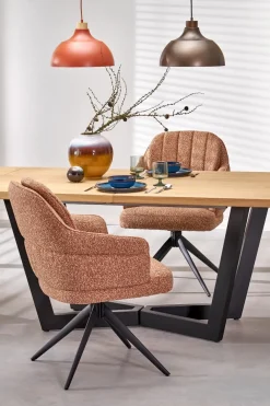 Halmar Stoły*MASSIVE 2 stół rozkładany 160-250x90x77 cm dąb naturalny/czarny (2p=1szt)1 sztuka