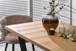 Halmar Stoły*MASSIVE 2 stół rozkładany 160-250x90x77 cm dąb naturalny/czarny (2p=1szt)1 sztuka