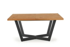 Halmar Stoły*MASSIVE stół rozkładany 160-250x90x77 cm jasny dąb/czarny (2p=1szt)1 sztuka