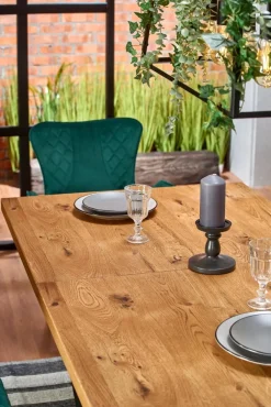 Halmar Stoły*MASSIVE stół rozkładany 160-250x90x77 cm jasny dąb/czarny (2p=1szt)1 sztuka