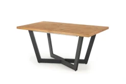Halmar Stoły*MASSIVE stół rozkładany 160-250x90x77 cm jasny dąb/czarny (2p=1szt)1 sztuka