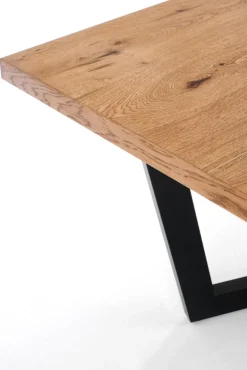 Halmar Stoły*MASSIVE stół rozkładany 160-250x90x77 cm jasny dąb/czarny (2p=1szt)1 sztuka