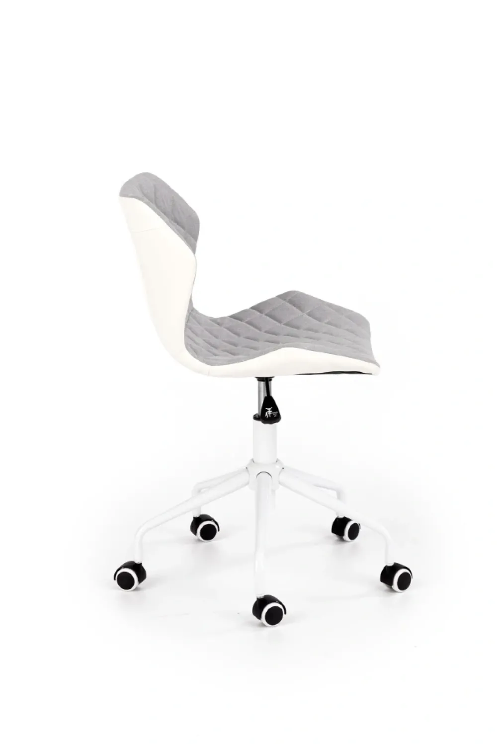 Halmar Fotele*MATRIX 3 fotel młodzieżowy jasny popielaty / biały (1p=1szt)1 sztuka