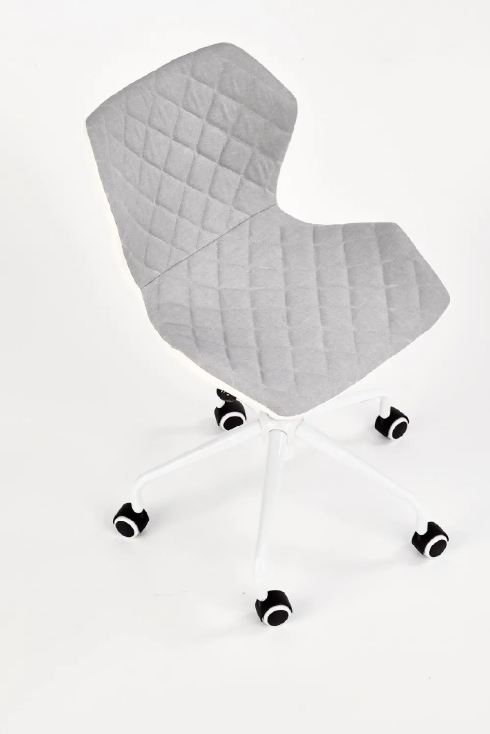 Halmar Fotele*MATRIX 3 fotel młodzieżowy jasny popielaty / biały (1p=1szt)1 sztuka