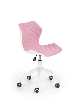 Halmar Fotele*MATRIX 3 fotel młodzieżowy jasny różowy / biały (1p=1szt)1 sztuka