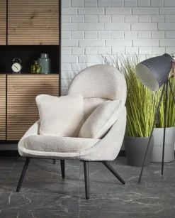 Halmar Fotele*MERRY fotel wypoczynkowy, kremowy (1p=1szt)1 sztuka