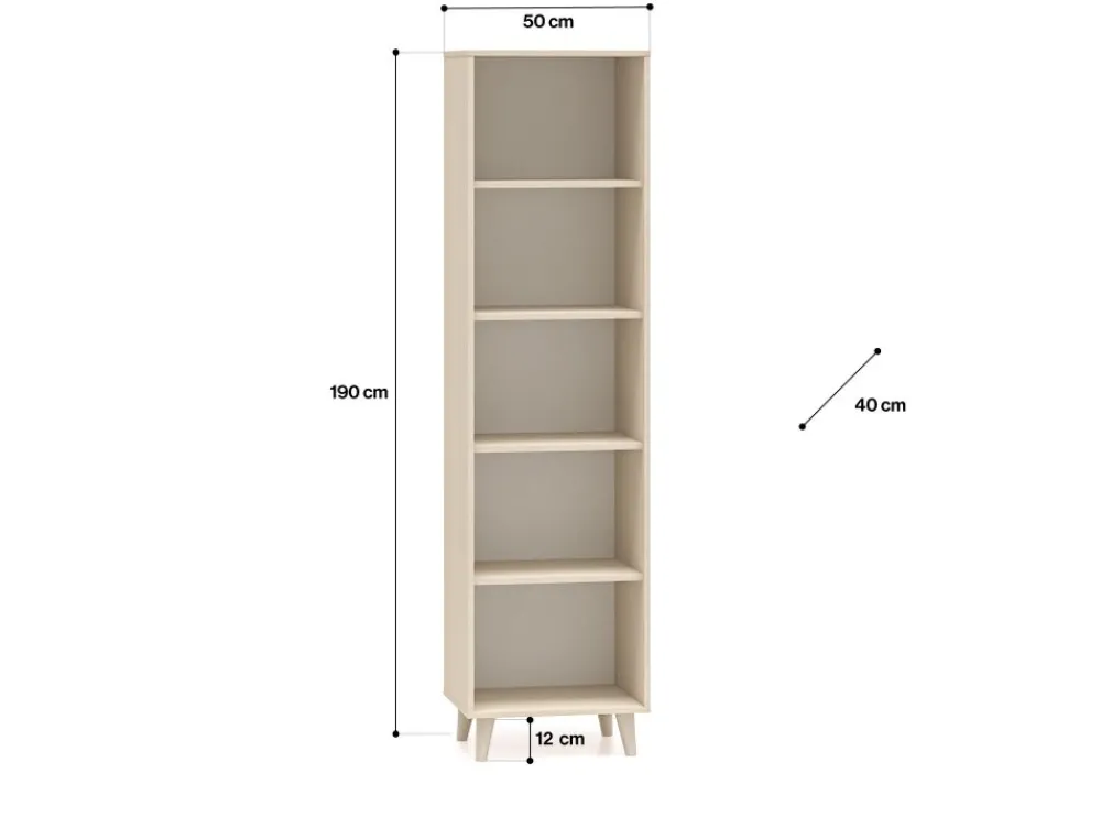 ML Meble Szafki I Regały*Mevel 03 Piasek pustyni - regał