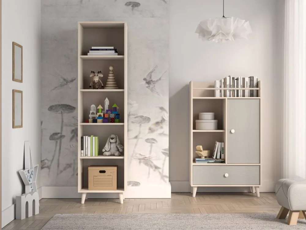 ML Meble Szafki I Regały*Mevel 03 Piasek pustyni - regał