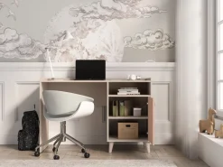 ML Meble Biurka*Mevel 07 Piasek pustyni/Millennial pink - biurko 1D