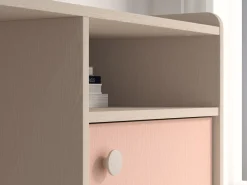 ML Meble Biurka*Mevel 07 Piasek pustyni/Millennial pink - biurko 1D