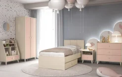 ML Meble Biurka*Mevel 07 Piasek pustyni/Millennial pink - biurko 1D