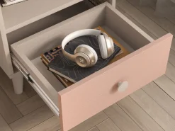 ML Meble Szafki Nocne*Mevel 10 Piasek pustyni/Millennial pink - szafka 1S