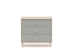 ML Meble Komody*Mevel 06 Piasek pustyni/szary pallad - komoda 3S