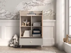 ML Meble Komody*Mevel 04 Piasek pustyni/szary pallad - komoda 1D1S