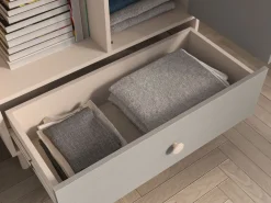 ML Meble Komody*Mevel 04 Piasek pustyni/szary pallad - komoda 1D1S