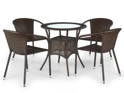 Halmar Meble Ogrodowe*MIDAS stół ciemny brąz (2p=1szt)1 sztuka