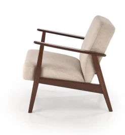 Halmar Fotele*MILANO 1S fotel - beżowy tap. Castel 15 (1p=1szt)1 sztuka