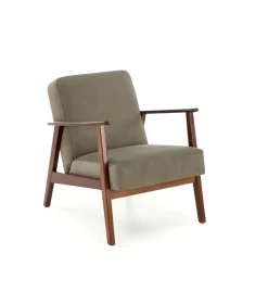 Halmar Fotele*MILANO 1S fotel - oliwkowy tap. Castel 39 (1p=1szt)1 sztuka