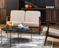 Halmar Fotele*MILANO 2S sofa - beżowy tap. Castel 15 (1p=1szt)1 sztuka