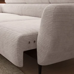 Wersal Narożniki Do Salonu|Narożniki*Minimalistyczny narożnik z elektrycznym wysuwem siedziska Alisson S