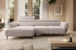 Wersal Narożniki Do Salonu|Narożniki*Minimalistyczny narożnik z elektrycznym wysuwem siedziska Alisson S