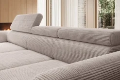 Wersal Narożniki Do Salonu|Narożniki*Minimalistyczny narożnik z elektrycznym wysuwem siedziska Alisson S