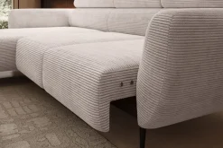 Wersal Narożniki Do Salonu|Narożniki*Minimalistyczny narożnik z elektrycznym wysuwem siedziska Alisson S