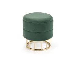 Halmar Fotele*MINTY pufa ciemny zielony / złoty (1p=1szt)1 sztuka