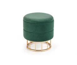 Halmar Fotele*MINTY pufa ciemny zielony / złoty (1p=1szt)1 sztuka