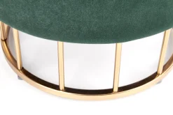 Halmar Fotele*MINTY pufa ciemny zielony / złoty (1p=1szt)1 sztuka
