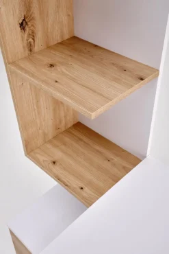 Halmar Biurka*MISO biurko, biały / dąb artisan (2p=1szt)1 sztuka