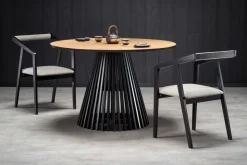 Halmar Stoły*MIYAKI stół blat - dąb naturalny, noga - czarny (2p=1szt)1 sztuka