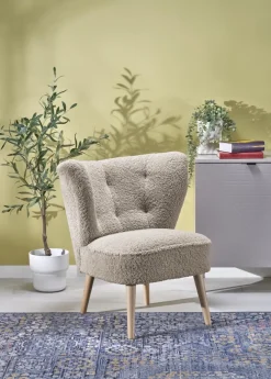 Halmar Fotele*MOCCA fotel wypoczynkowy, cappucino (SVEN #28)1 sztuka