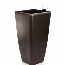 ArteHome Doniczki I Osłonki*Modena funkcjonalna donica w kolorze metallic espresso z wkładem nawadniającym 40x40x75