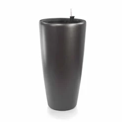 ArteHome Doniczki I Osłonki*Modena reprezentacyjna donica w kolorze metallic silver z wkładem nawadniającym 40x40x75