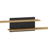 ML Meble Półki*MODESTO 08 dąb stylowy/czarny - półka
