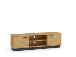 ML Meble Szafki Rtv*MODESTO 06 dąb stylowy/czarny - RTV2D