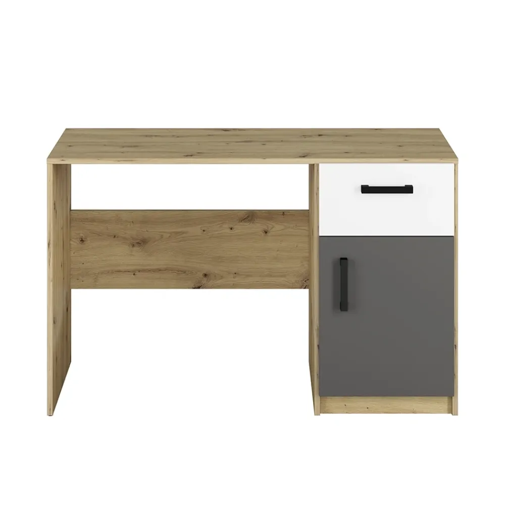 Dzieci ML Meble Biurka Do Pokoju Młodzieżowego|Krzesła Do Biurka Do Pokoju Dziecięcego*Młodzieżowe biurko z szuflada i szafką FINI 08