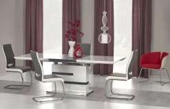 Halmar Stoły*MONACO stół biały / popiel1 sztuka