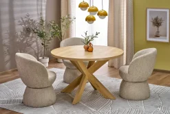 Halmar Stoły*MORUS stół okrągły naturalny (1p=1szt)1 sztuka