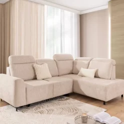 Bogart Narożniki Do Salonu|Narożniki*Narożnik do salonu z pojemnikiem na pościel MAGNIS BL-A+2SF+OT2P+N-A prawy