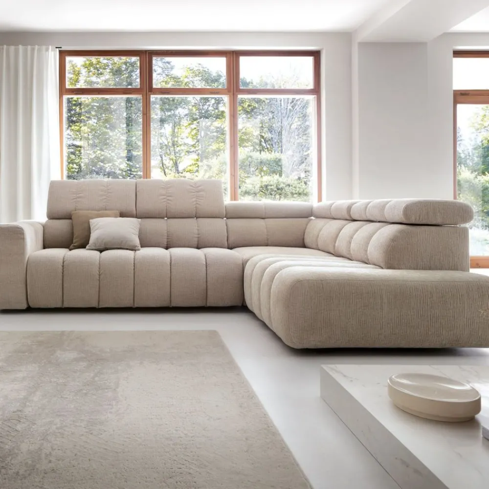 Puszman Kanapy I Sofy Do Salonu|Narożniki*Narożnik modułowy z elektrycznym wysuwem siedziska Zurich A2E-C-OTTR