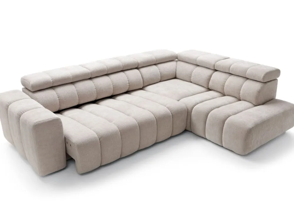 Puszman Kanapy I Sofy Do Salonu|Narożniki*Narożnik modułowy z elektrycznym wysuwem siedziska Zurich A2E-C-OTTR