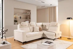 Bogart Narożniki Do Salonu|Narożniki*Narożnik prawosotronny z grubym boczkiem LOARIO BL-C+2SF+OT2P+N-B