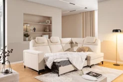 Bogart Narożniki Do Salonu|Narożniki*Narożnik prawosotronny z grubym boczkiem LOARIO BL-C+2SF+OT2P+N-B