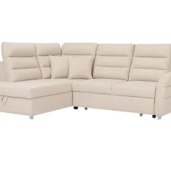 Hauss Narożniki Do Salonu|Narożniki*Narożnik rozkładany z regulowanymi zagłówkami Grandera beżowy + bukowe nóżki