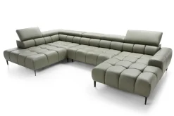 Wersal Narożniki Do Salonu|Narożniki*Narożnik skórzany z elektryczną funkcją relaks Plaza XL